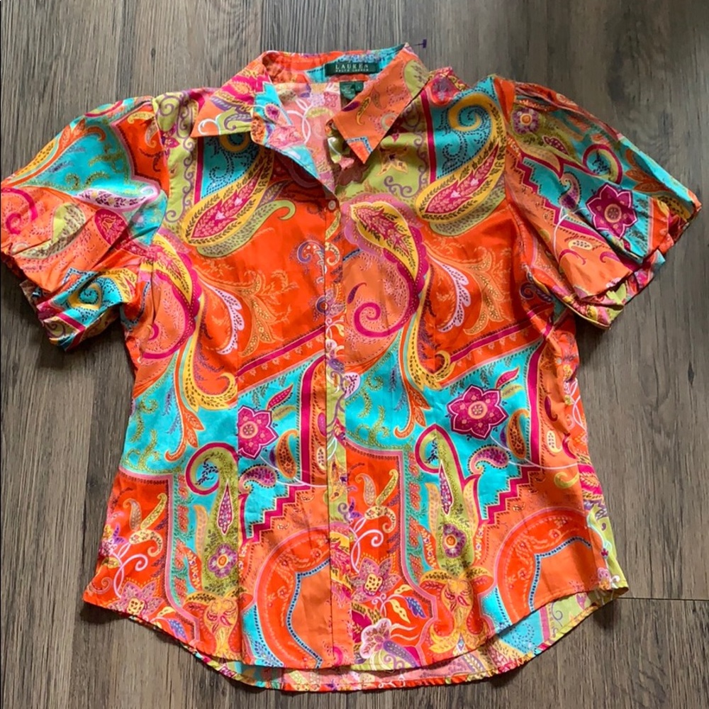 Ralp Lauren blouse l multicolored